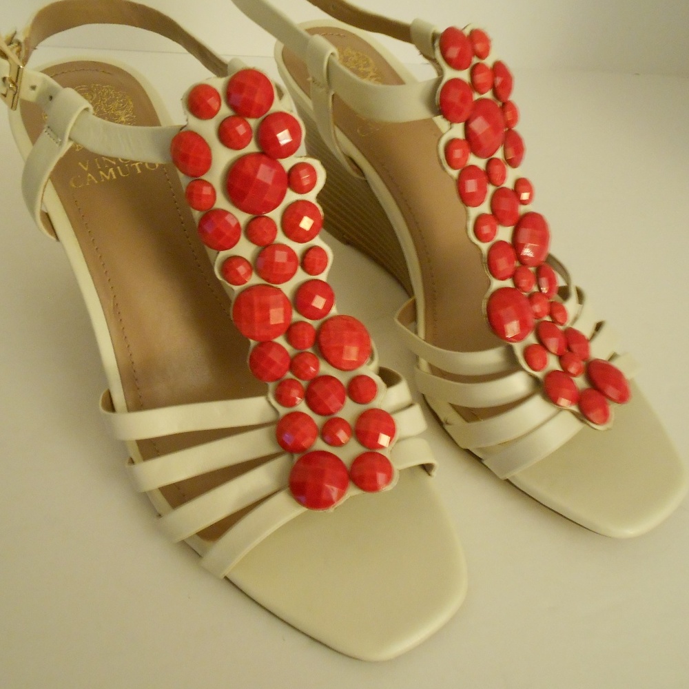 New Vince Camuto BANDELL Strappy Wedge 9 wide